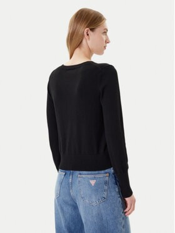 Guess Jeans Sweter W4BR84 Z3HO2 Czarny Regular Fit