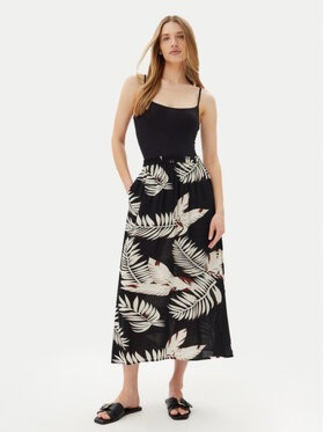 Vero Moda Spódnica maxi Easy Joy 10302047 Czarny Regular Fit