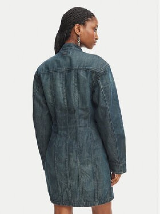 G-STAR Sukienka jeansowa Hourglass D29963-E358 Niebieski Regular Fit