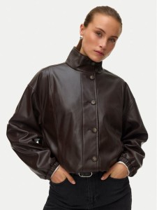 Vero Moda Kurtka z imitacji skóry Polly 10344161 Brązowy Relaxed Fit