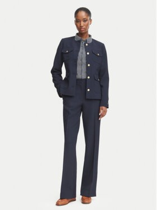 Tommy Hilfiger Marynarka WW0WW51728 Granatowy Slim Fit