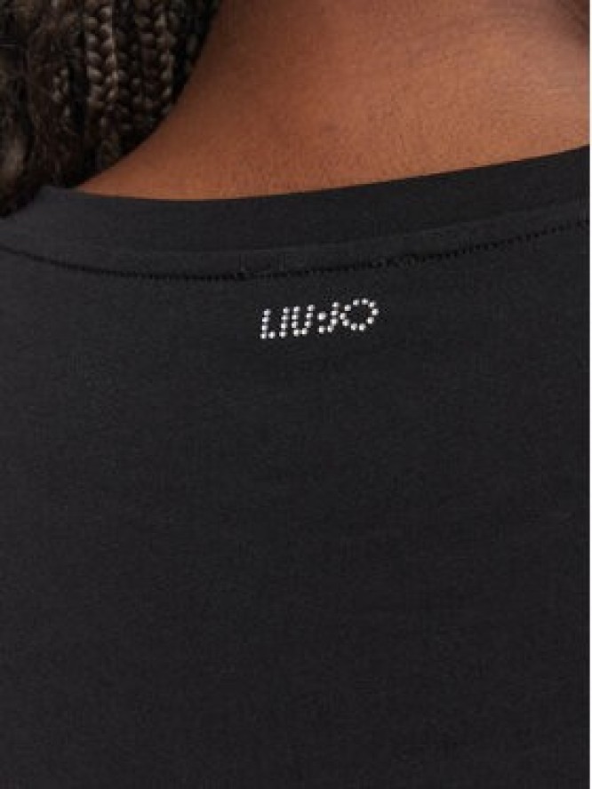 Liu Jo T-Shirt WF6398 JS904 Czarny Boxy Fit