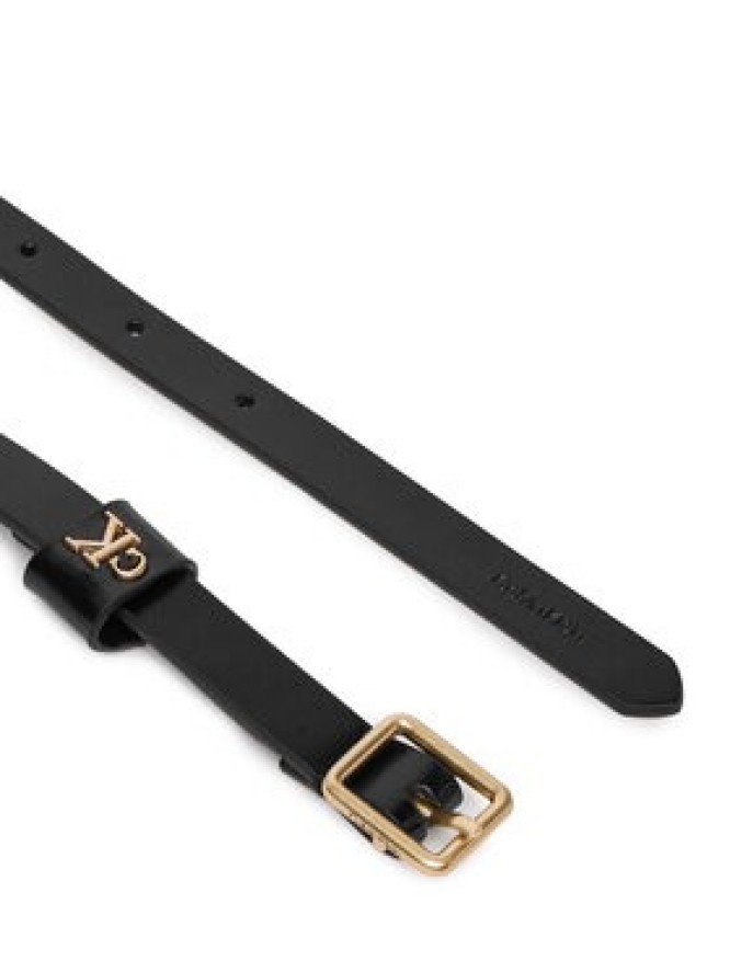 Calvin Klein Pasek Square Buckle Ck Loop 15Mm LV04F7146G Czarny