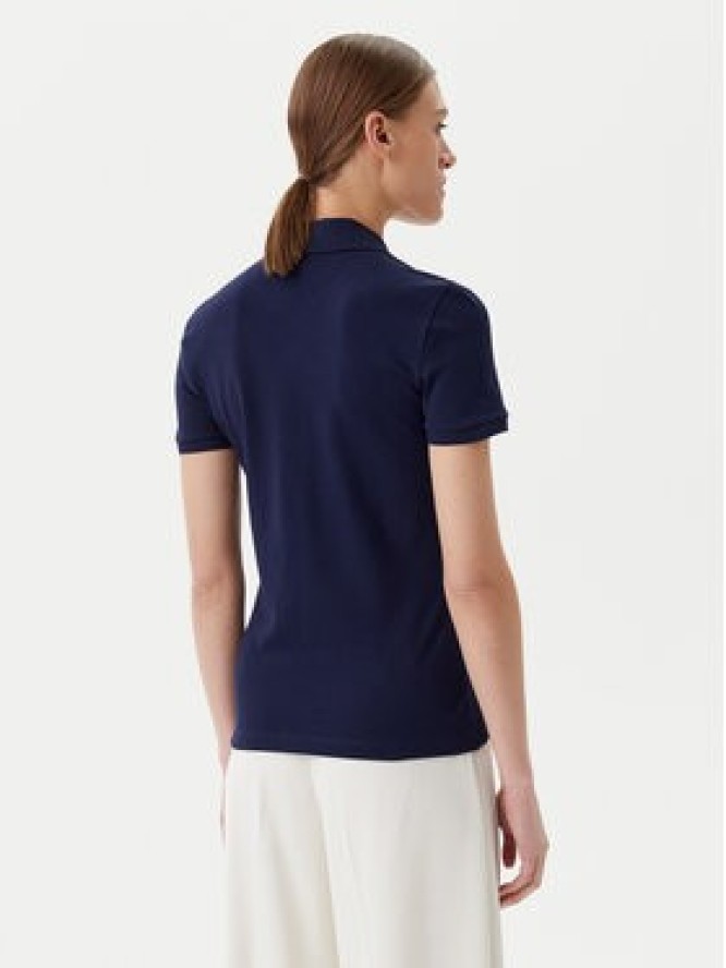 Lacoste Polo PF5462 Granatowy Slim Fit