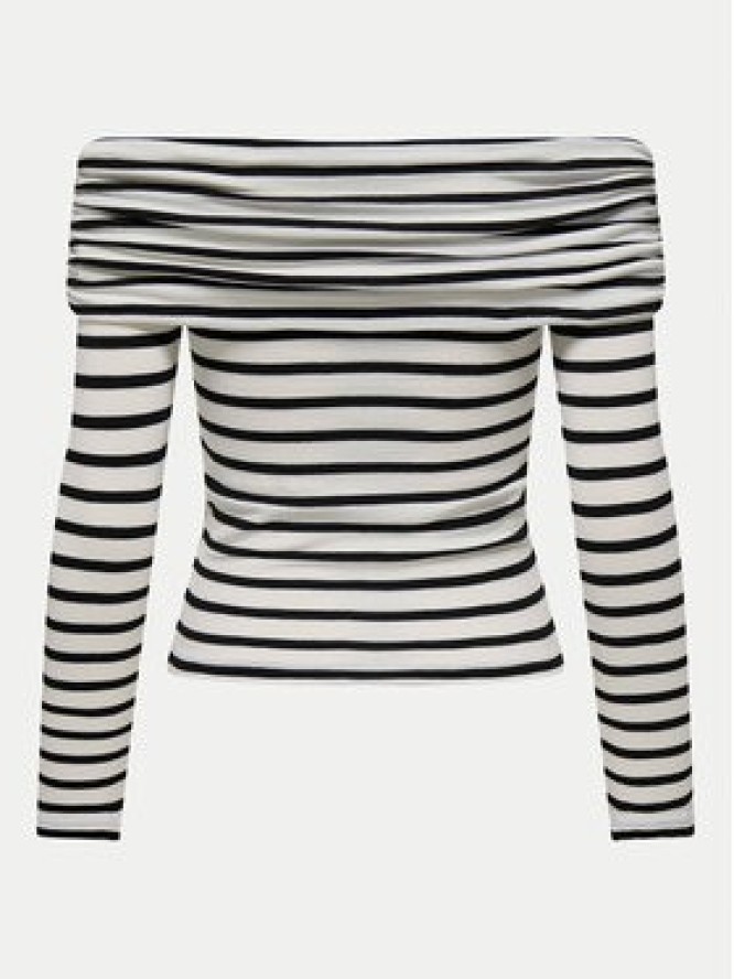 ONLY Bluzka Glamour 15339759 Biały Slim Fit