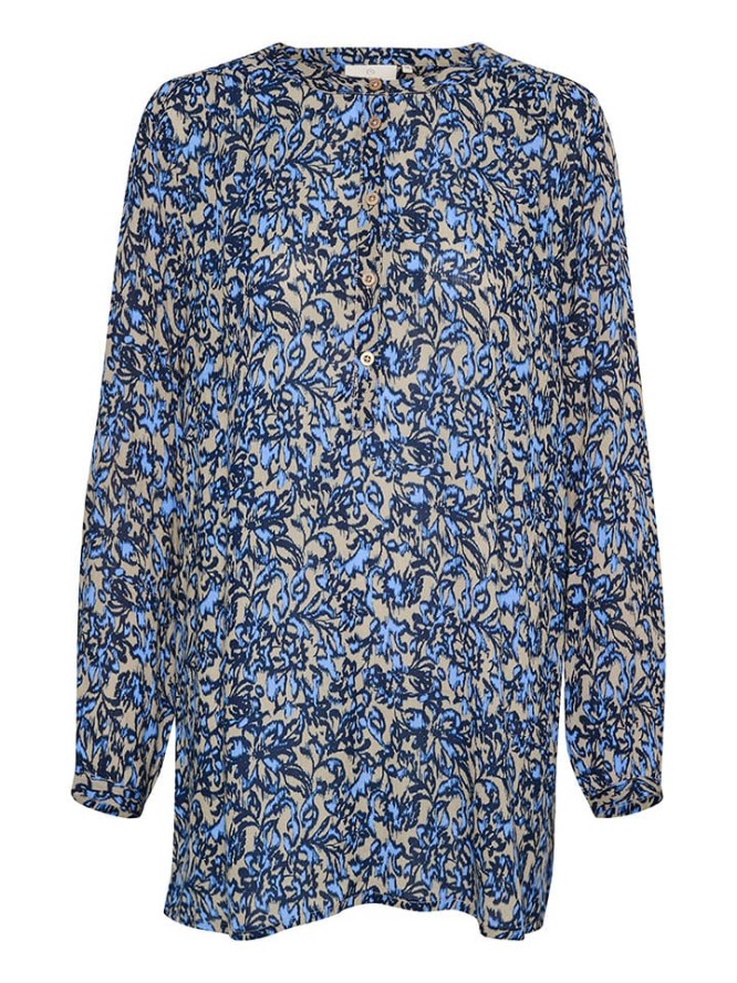 Kaffe Tunika "Amber" w kolorze błękitno-beżowym rozmiar: 38