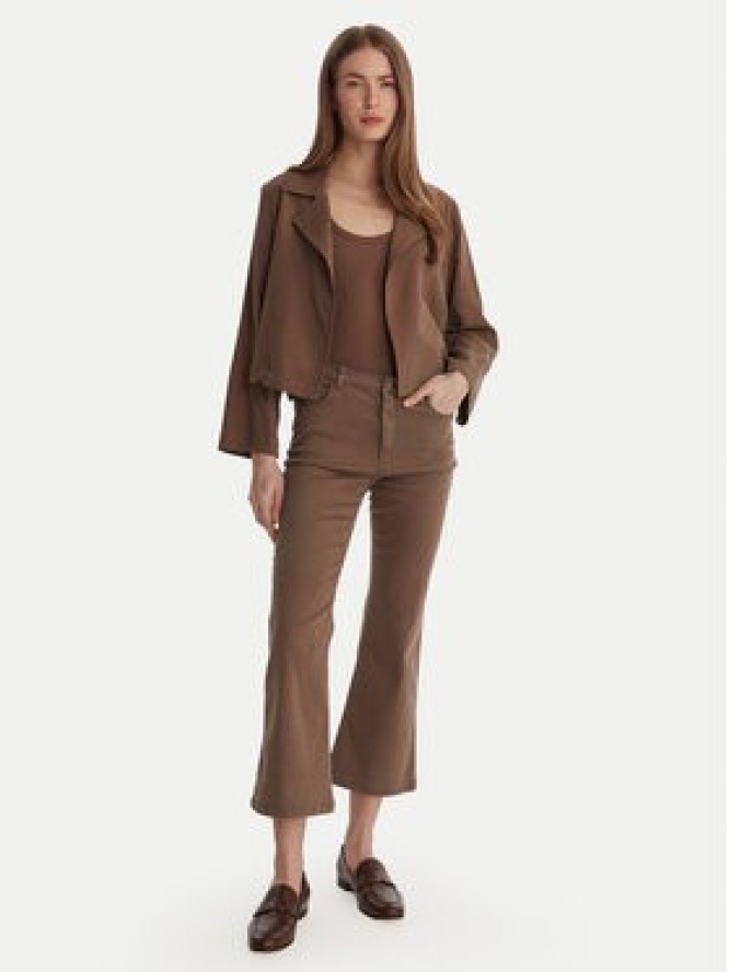 Marella Koszula Palchi 2613041015 Brązowy Regular Fit