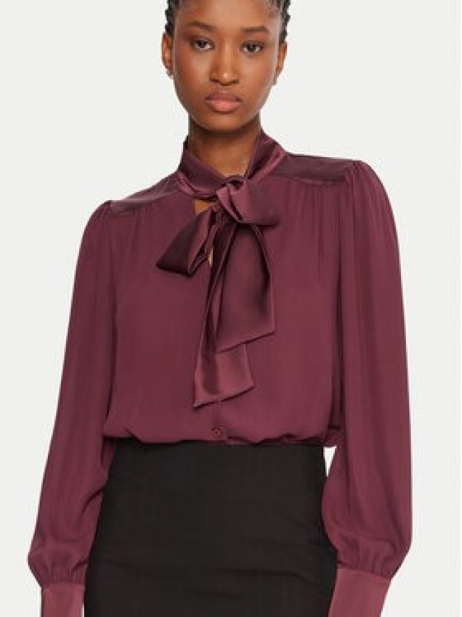 Rinascimento Koszula CFC0126204003 Bordowy Regular Fit