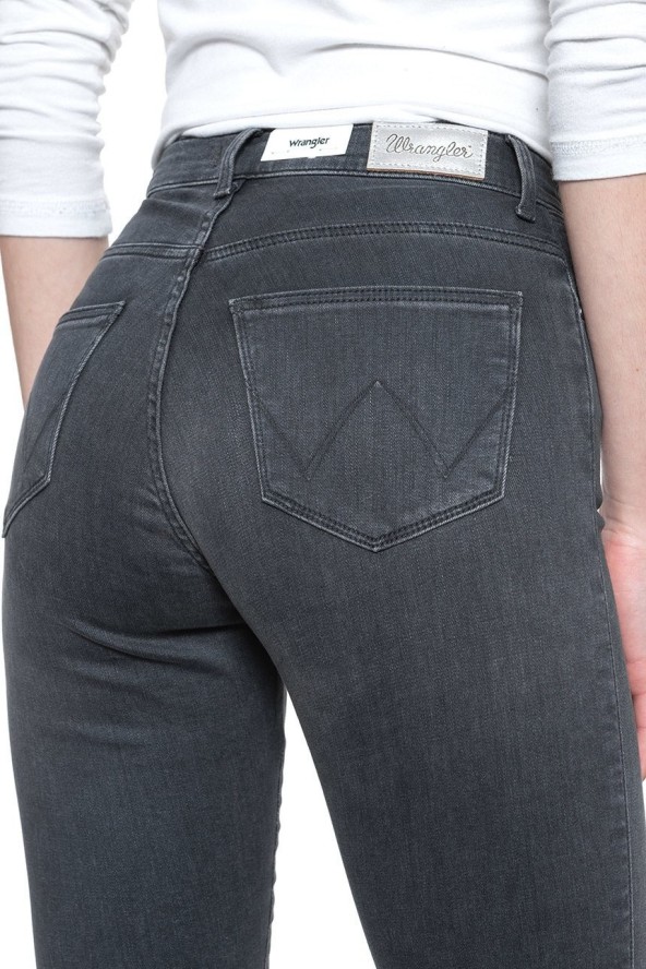 WRANGLER HIGH RISE SKINNY SOFT GREY W27HUR19L 112128131