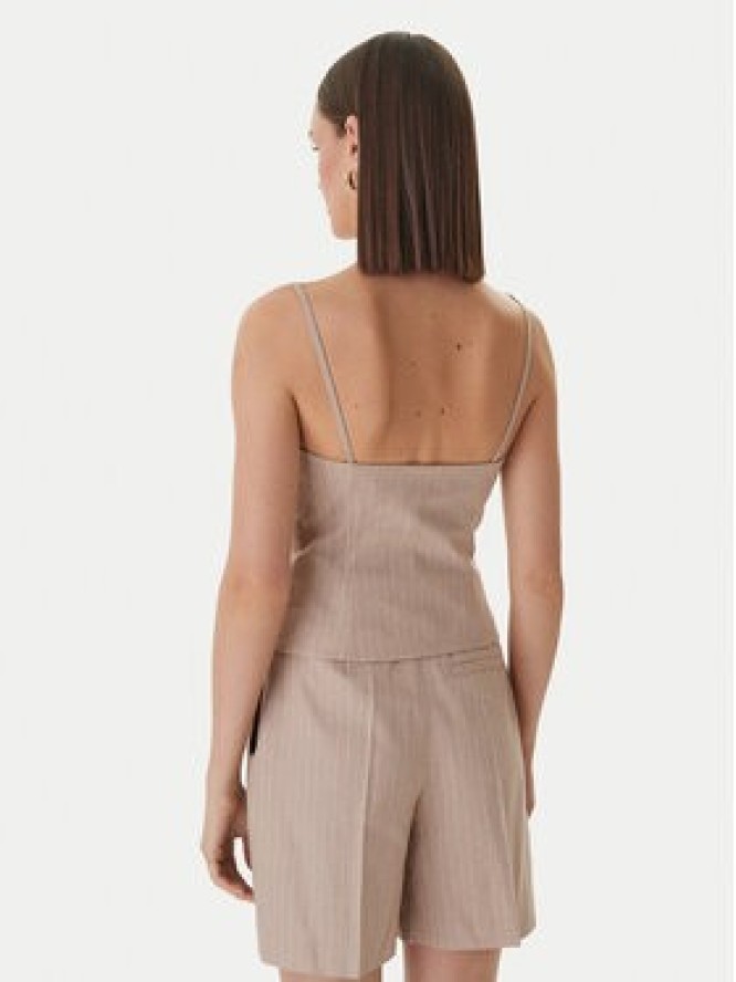 HUGO Top Copale 50560007 Beżowy Slim Fit