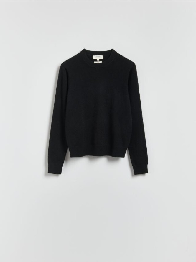 Sweter z kaszmiru - czarny