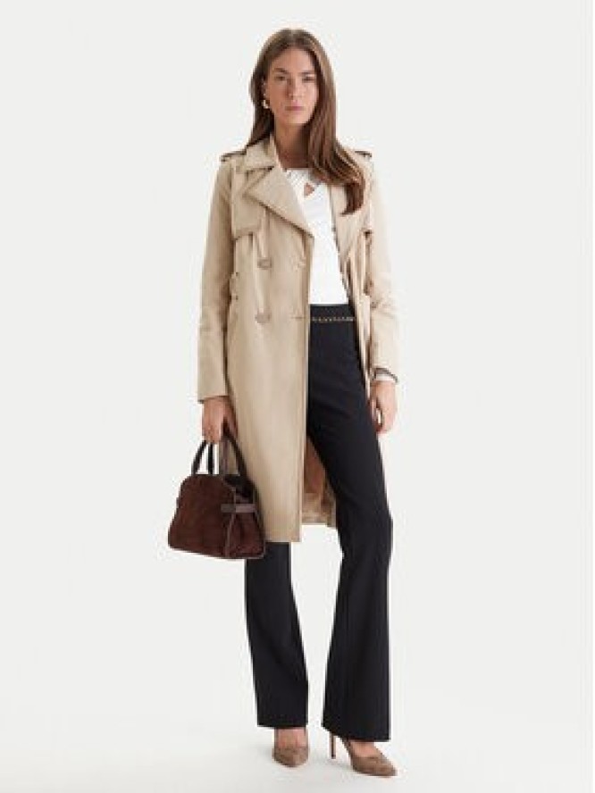 Guess Trencz W5RL14 WGWD2 Beżowy Regular Fit