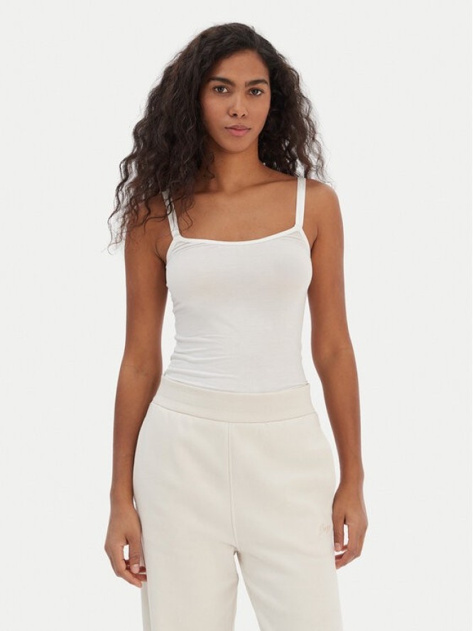 Boss Top 50515379 Biały Regular Fit