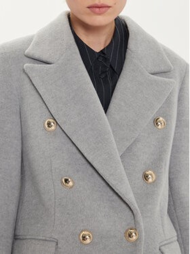 Maryley Płaszcz przejściowy 24IB810/15GC Szary Regular Fit