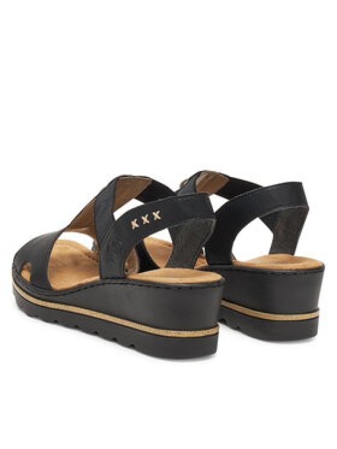 Rieker Sandały CEO-67498-00 Czarny