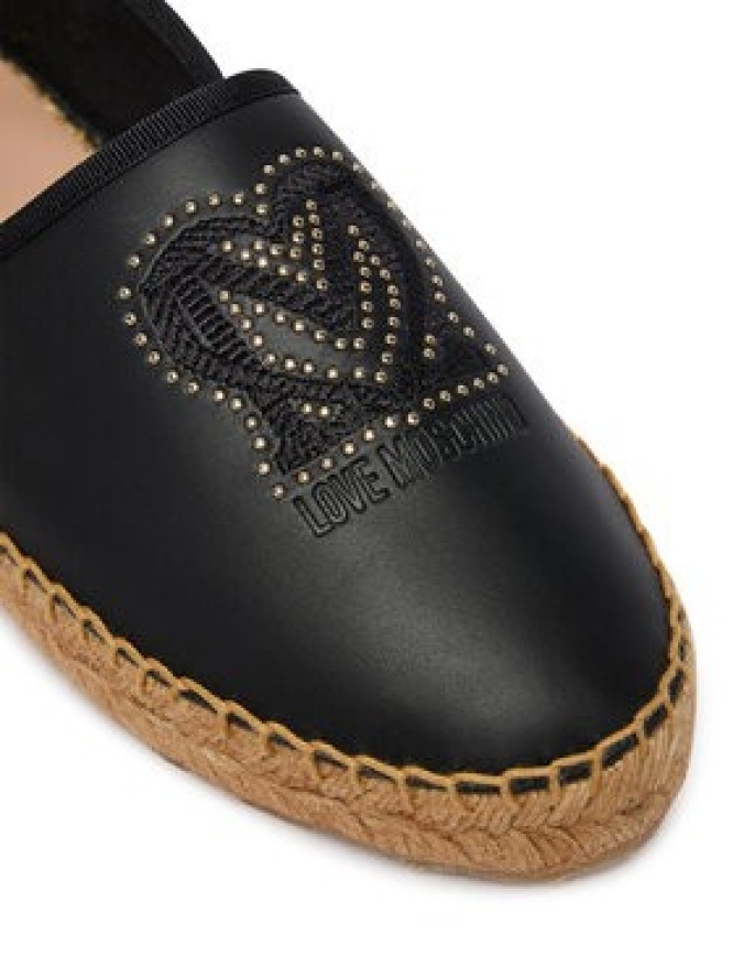 LOVE MOSCHINO Espadryle JA10532G0OIA0000 Czarny