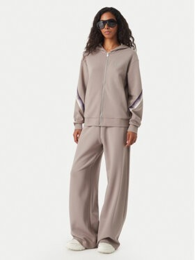 EA7 Emporio Armani Spodnie dresowe 7W001517 AF12501 U6100 Beżowy ciemny Wide Leg