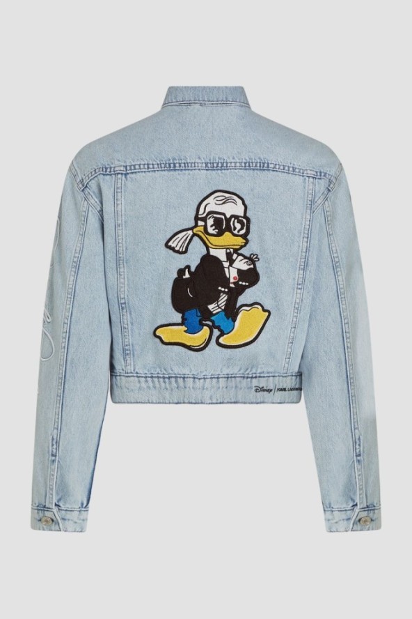 KARL LAGERFELD Kurtka jeansowa damska KLxDisney, Rozmiar M