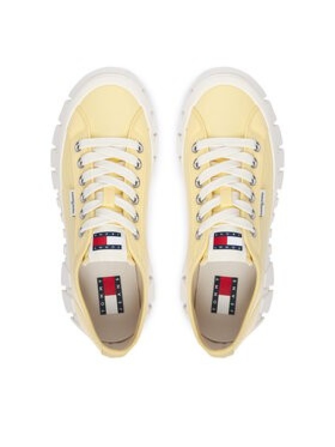 Tommy Jeans Sneakersy Tj Platform Sneaker EN0EN03098 Żółty jasny