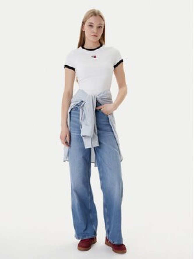 Tommy Jeans Jeansy Claire DW0DW21985 Niebieski Wide Leg