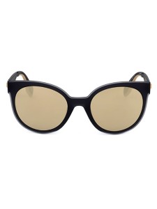 adidas Damskie okulary przeciwsłoneczne w kolorze czarno-żółtym rozmiar: 52