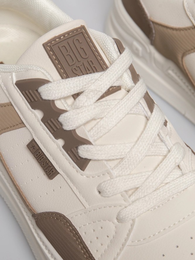 Sneakersy damskie beżowe OO274A151 801