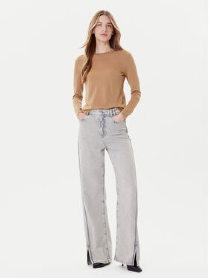 BOSS Jeansy C_Marlene Hr Split 50542436 Szary Relaxed Fit