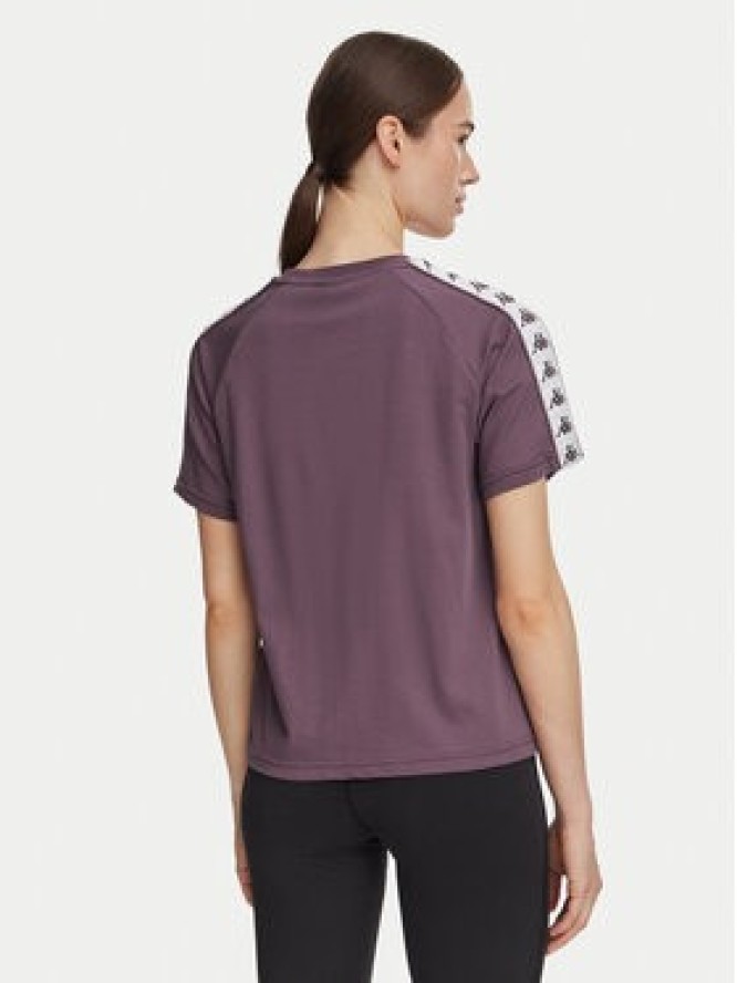 Kappa T-Shirt 371U6WW Fioletowy Regular Fit