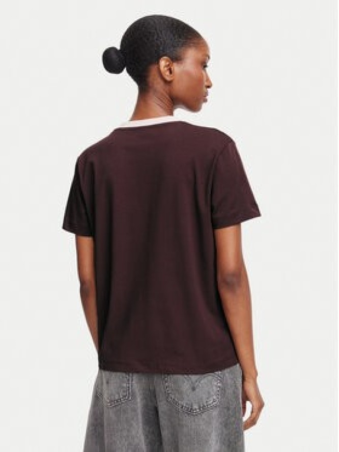 Guess T-Shirt V6BI14 K6742 Bordowy Regular Fit