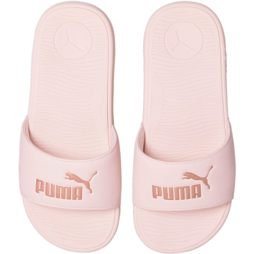 Klapki damskie Puma Cool Cat 2.0 Wns Puma Black-Rose Gold