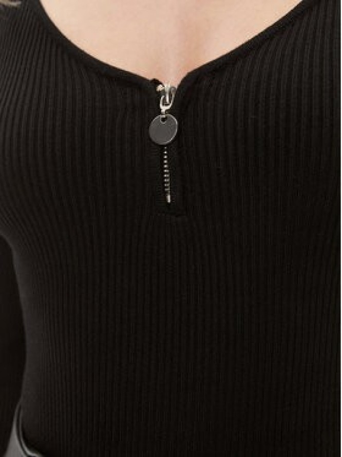 Morgan Sweter 232-MBANZA Czarny Slim Fit