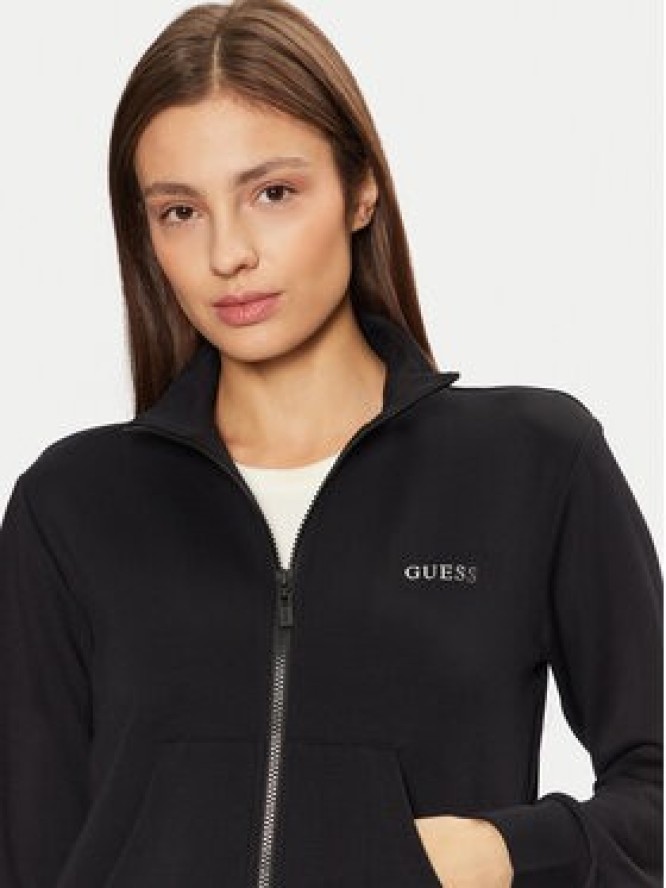 Guess Bluza V5RQ17 KCOB2 Czarny Regular Fit