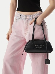 Tommy Jeans Torebka Tjw Bold Shoulder Bag AW0AW18787 Czarny