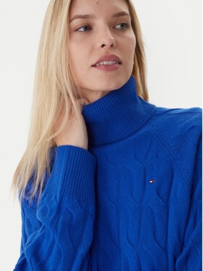 Tommy Hilfiger Golf WW0WW46791 Niebieski Regular Fit