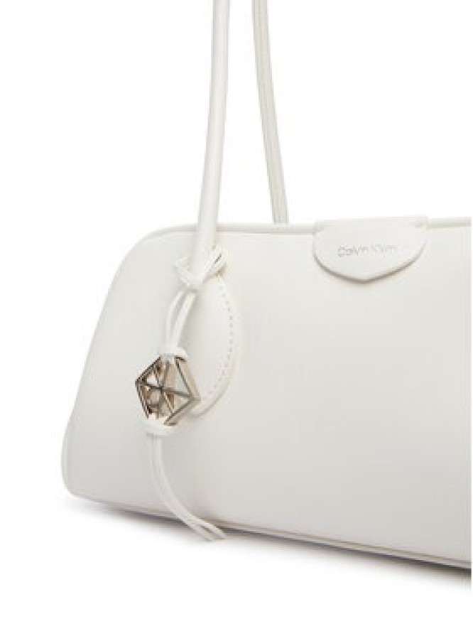 Calvin Klein Torebka Emblem Trio Shoulder Bag LV04F3369G Biały