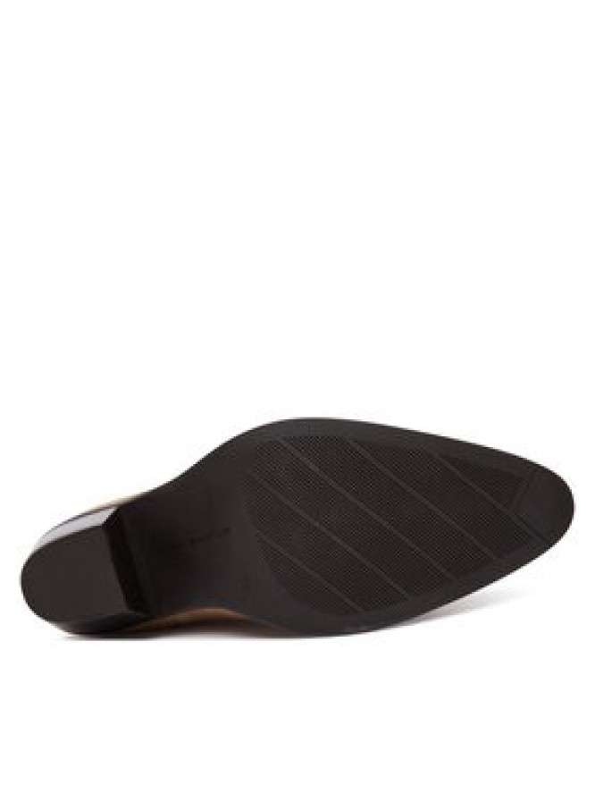 Tommy Hilfiger Botki Suede Western Chelsea Boot FW0FW09581 Beżowy