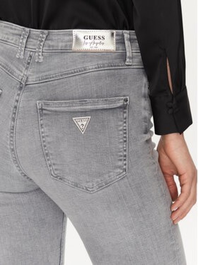 Guess Jeansy W5RA46 D5L81 Szary Skinny Fit