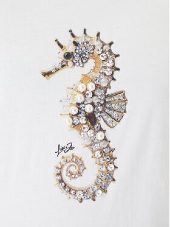 Liu Jo T-Shirt WA6237 JS923 Biały Regular Fit