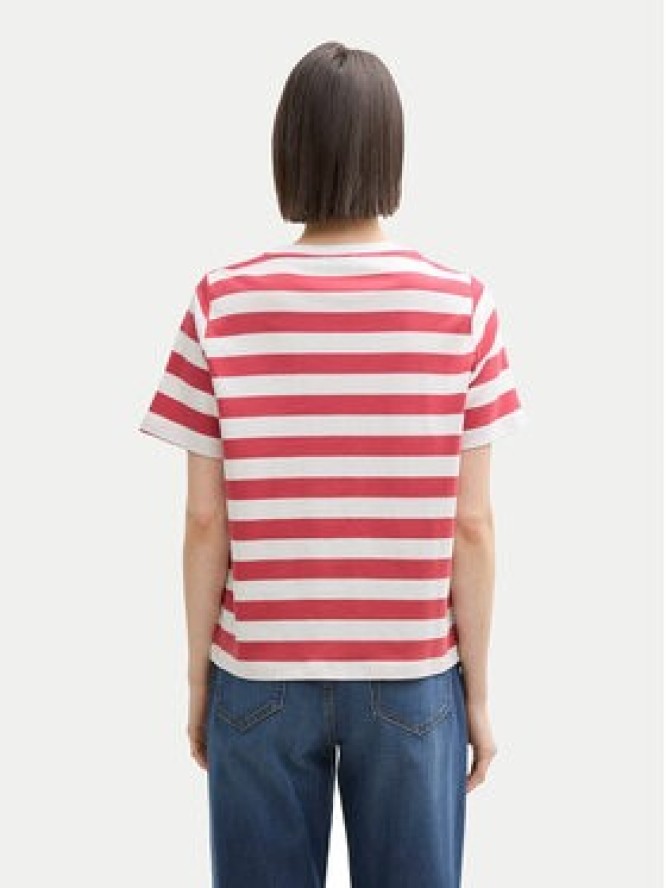 Tom Tailor Bluzka 1045964 Czerwony Regular Fit