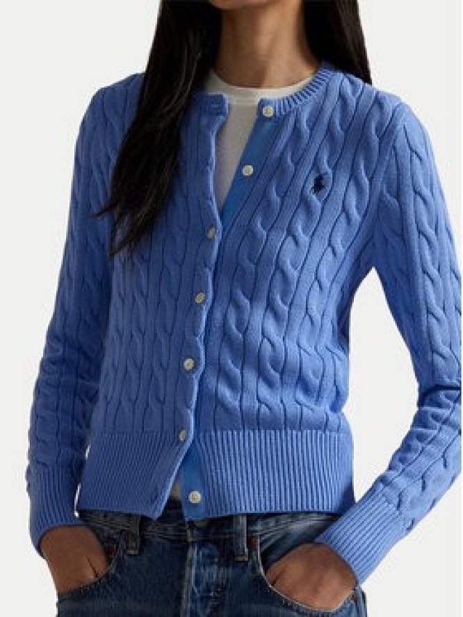 Polo Ralph Lauren Kardigan 211971868009 Błękitny Slim Fit