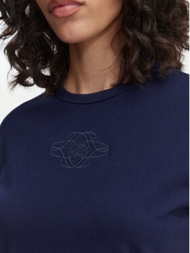 HUGO T-Shirt Damacia 8 50573353 Granatowy Regular Fit
