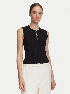 Guess Bluzka W6YR24 Z0970 Czarny Regular Fit