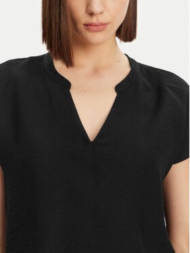 JDY Bluzka Pepper 15349346 Czarny Regular Fit