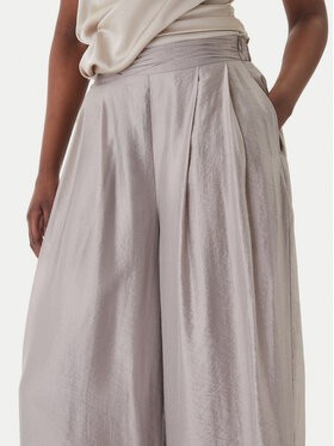 Eleh Spodnie materiałowe SS260269 Szary Wide Leg