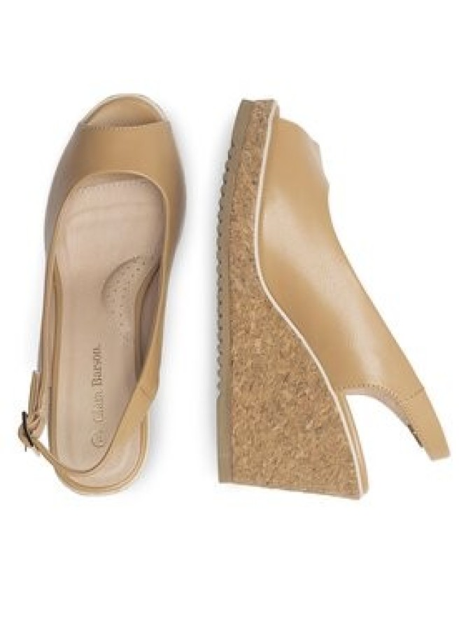 Clara Barson Sandały BETTY WS22257-01 Beżowy