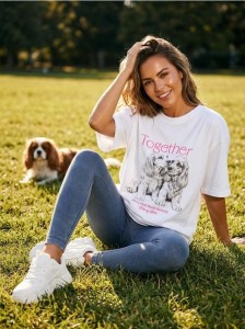 Prążkowane legginsy - szary