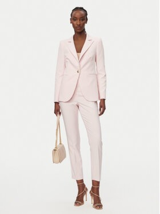 Rinascimento Spodnie materiałowe CFC0128650003 Różowy Regular Fit