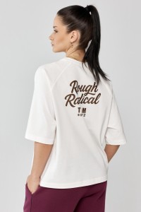 Damski t-shirt oversize Rough Radical Vibe
