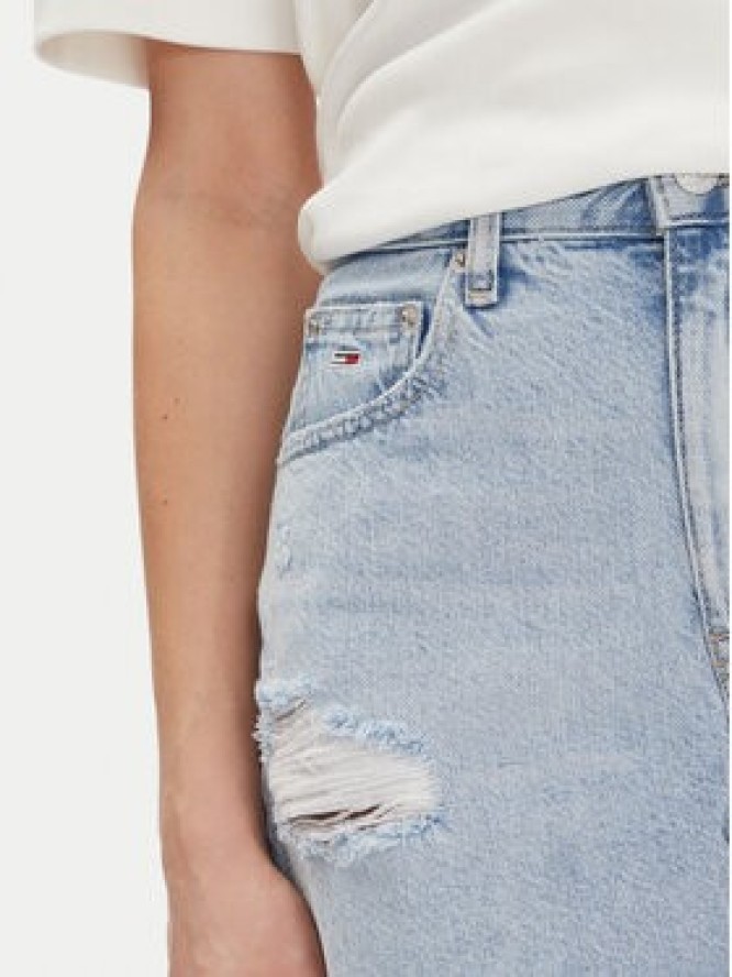 Tommy Jeans Szorty jeansowe Hot Pant Bi6019 DW0DW20095 Niebieski Regular Fit