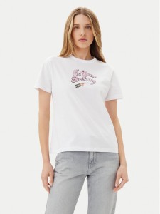 HUGO T-Shirt Damacia_5 50540237 Biały Regular Fit